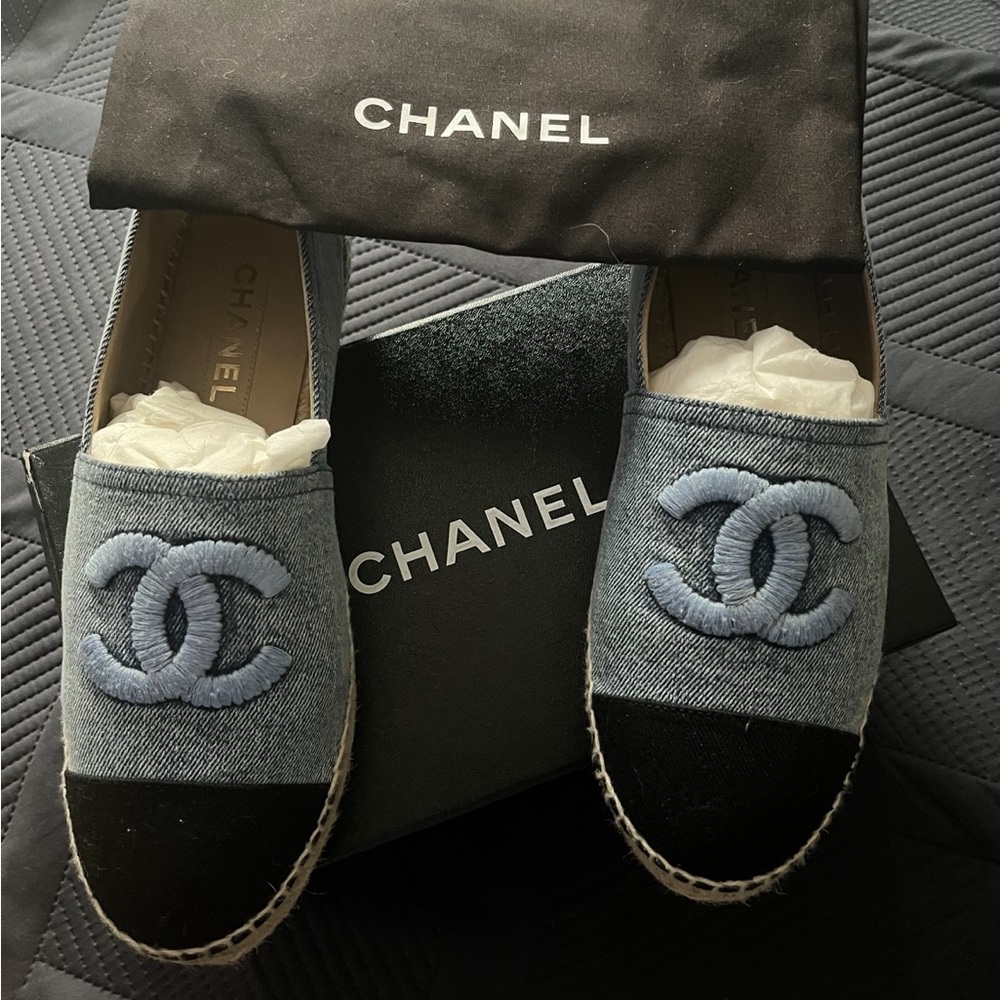 COPY - Chanel denim espadrilles-authentic